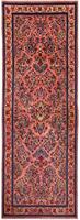 Morgenland Wollteppich Sarough Teppich handgeknüpft rosa, rechteckig, 7 mm Höhe