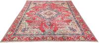Morgenland Wollteppich Täbriz Teppich handgeknüpft rot, rechteckig, 7 mm Höhe