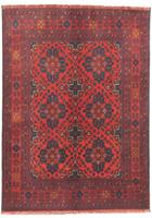 Morgenland Wollteppich Khal Mohammadi Teppich handgeknüpft rot, rechteckig, 7 mm Höhe