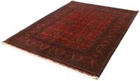 Morgenland Wollteppich Khal Mohammadi Teppich handgeknüpft rot, rechteckig, 7 mm Höhe