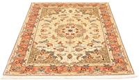Morgenland Teppich Täbriz 50 Raj Teppich handgeknüpft beige, rechteckig, 7 mm Höhe, handgeknüpft
