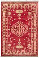Morgenland Wollteppich Ziegler Modern Teppich handgeknüpft rot, rechteckig, 7 mm Höhe, handgeknüpft