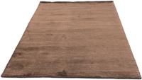 Morgenland Wollteppich Nepal Teppich handgeknüpft braun, rechteckig, 12 mm Höhe, handgeknüpft