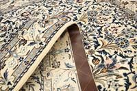 Morgenland Teppich Nain 6la Teppich handgeknüpft beige, rechteckig, 7 mm Höhe, handgeknüpft