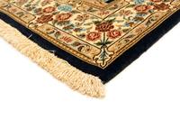 Morgenland Teppich Ghom Teppich handgeknüpft blau, rechteckig, 7 mm Höhe, handgeknüpft