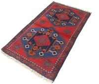 Wollteppich Belutsch Teppich handgeknüpft rot, morgenland, rechteckig, Höhe: 8 mm, handgeknüpft