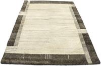 Morgenland Wollteppich Nepal Teppich handgeknüpft bege, rechteckig, 18 mm Höhe, handgeknüpft