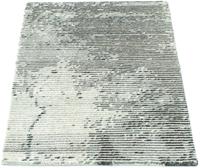 Morgenland Wollteppich Designer Teppich handgeknüpft mehrfarbig, rechteckig, 6 mm Höhe, handgeknüpft