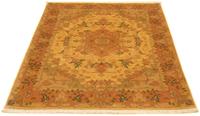 Morgenland Teppich Täbriz 50 Raj Teppich handgeknüpft beige, rechteckig, 7 mm Höhe, handgeknüpft
