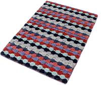 Morgenland Wollteppich Loribaft Teppich handgewebt mehrfarbig, rechteckig, 17 mm Höhe
