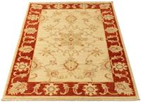 Morgenland Wollteppich Ziegler Teppich handgeknüpft beige, rechteckig, 8 mm Höhe