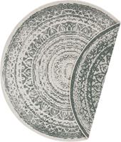 freundin Home Collection Teppich "Rosica", rund, In-und Outdoor geeignet, Mandala, Pflegeleicht, Flachgewebe, Wendbar