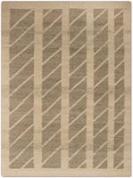 Morgenland Wollteppich Kelim Teppich handgewebt braun, rechteckig, 6 mm Höhe, Kurzflor