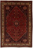 Morgenland Wollteppich Abadeh Teppich handgeknüpft rot, rechteckig, 8 mm Höhe, handgeknüpft