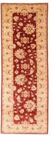 Morgenland Wollteppich Ziegler Teppich handgeknüpft rot, rechteckig, 6 mm Höhe
