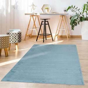 Carpet City Hoogpolig vloerkleed TOPIA 400 Imitatiebont-vloerkleed met konijnenbont-look, woonkamer, slaapkamer