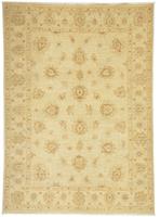 Morgenland Wollteppich Farahan Teppich handgeknüpft beige, rechteckig, 7 mm Höhe