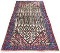Morgenland Wollteppich Kolyai Teppich handgeknüpft blau, rechteckig, 8 mm Höhe, handgeknüpft