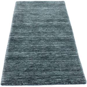 Morgenland Wollteppich Loribaft Teppich handgeknüpft blau, rechteckig, 15 mm Höhe, handgeknüpft