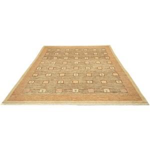 Morgenland Wollteppich Loribaft Teppich handgeknüpft braun, rechteckig, 18 mm Höhe, handgeknüpft