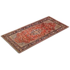 Morgenland Wollteppich Sarough Teppich handgeknüpft rot, rechteckig, 7 mm Höhe