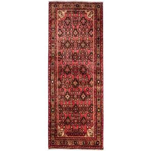 Morgenland Wollteppich Hosseinabad Teppich handgeknüpft rot, rechteckig, 8 mm Höhe, handgeknüpft