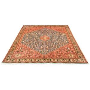 Morgenland Wollteppich Abadeh Teppich handgeknüpft blau, rechteckig, 8 mm Höhe, handgeknüpft