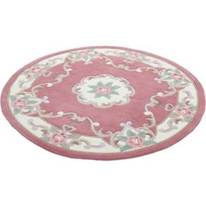 Theko Teppich Ming, rund, 14 mm Höhe, hochwertiges Acrylgarn, Wohnzimmer
