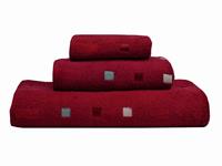 framsohn Walkfrottier Baumwolle Micromodal Handtücher Quattro 36x50 cm Gästetuch Bordeaux