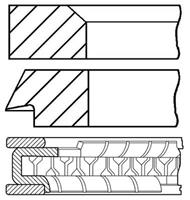 Goetze Engine Kolbenringsatz  08-104207-00