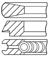 Goetze Engine Kolbenringsatz  08-431100-00