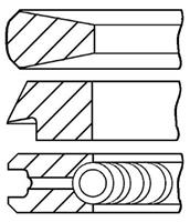 Zuigerveerset GOETZE 08-135800-00