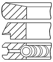 Zuigerveerset GOETZE 08-140000-00