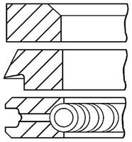 Zuigerveerset GOETZE 08-406207-00