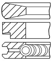 Zuigerveerset GOETZE 08-103900-00