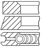 Goetze Engine Kolbenringsatz  08-109505-00