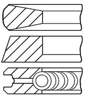 Zuigerveerset GOETZE 08-145000-00