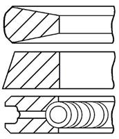 Zuigerveerset GOETZE 08-423000-00