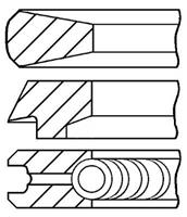 Zuigerveerset GOETZE 08-428000-00