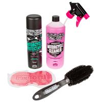 Motorcycle Essentials Kit, Shampoo en kuismiddel voor de motorfiets