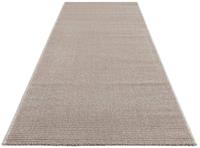 Carpet City Teppich Fancy, rechteckig, 12 mm Höhe, Kurzflor, Einfarbig, 3D-Optik, Wohnzimmer