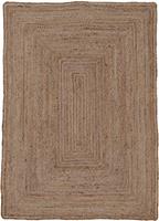 carpetfine Vloerkleed Nele Tweezijdig te gebruiken kleed 100% jute in rechthoekig en vierkant, woonkamer
