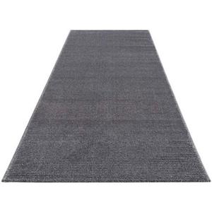 Carpet City Teppich Fancy, rechteckig, 12 mm Höhe, Kurzflor, Einfarbig, 3D-Optik, Wohnzimmer