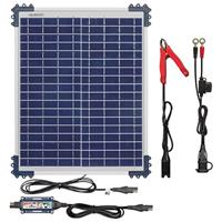 OPTIMATE Solar DUO + 20W-zonnepaneel, Druppelladers voor de moto, 12V/12,8V (1,67A) TM522-D2