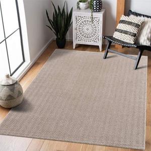 Carpet City Vloerkleed Fancy Korte pool, uni, 3D-look, zigzag-look, voor woonkamer & slaapkamer