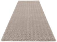 Carpet City Teppich Fancy, rechteckig, 12 mm Höhe, Kurzflor, Einfarbig, 3D-Optik, Wohnzimmer