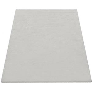 Paco Home Fellteppich Rabbit 780, oval, 25 mm Höhe, Kunstfell, Kaninchenfell-Haptik, Langflor, seidenweich - ein echter Kuschelteppich, Uni-Farben, ideal im Wohnzimmer & Schlafzimmer