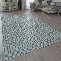 PACO HOME Teppich Wohnzimmer Skandinavischer Stil Modern Grau Beige 60x100 cm