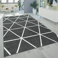 Paco Home Vloerkleed Stella 401 Vloerkleed, pastelkleuren, geruit design, Scandinavisch motief, korte pool