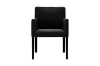 Marie Claire Home | Set van 4 eetkamerstoelen Escape Noir linnen